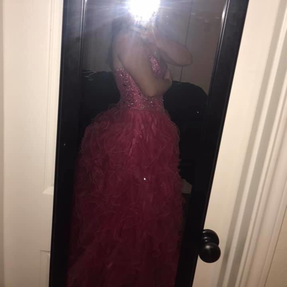 A prom or quince dress